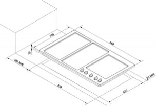 Варочная поверхность Korting HG 995 CTX фото 3 в Новосибирске