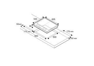 Варочная панель Бертаззони PM60 3 0 X фото 4 в Новосибирске Варочная панель Bertazzoni PM60 3 0 X фото 4 в Новосибирске