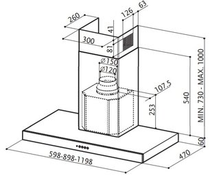 Вытяжка Faber STILO/SP SRM X A60 фото 4 в Новосибирске