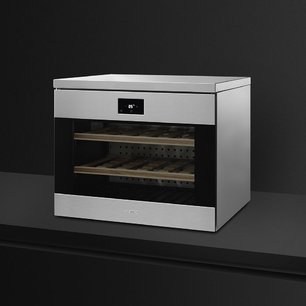 Холодильный шкаф для вина Smeg CVF318X фото 3 в Новосибирске