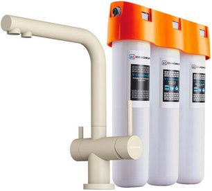 Комплект смесителя Omoikiri NAGANO BE-P + PURE DROP LITE фото