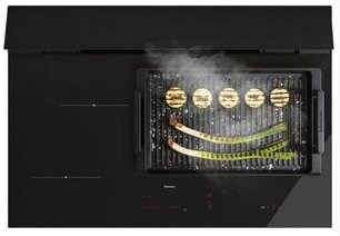 Варочная панель с вытяжкой Фалмек BRERA 75 VETRO NERO фото в Новосибирске Варочная панель с вытяжкой Falmec BRERA 75 VETRO NERO фото в Новосибирске