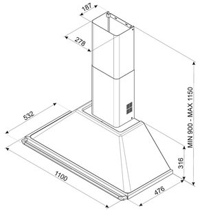 Вытяжка Smeg KT110S фото 2 в Новосибирске