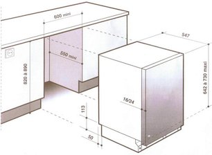 Посудомоечная машина Де Дитрих DVH 1150 J фото 3 в Новосибирске Посудомоечная машина De Dietrich DVH 1150 J фото 3 в Новосибирске