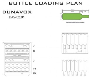 Винный шкаф Dunavox DAV-32.81DW.TO фото 4 в Новосибирске