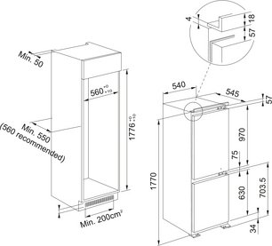 Встраиваемый холодильник Franke FCB 320 V NE D фото 3 в Новосибирске