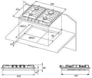 Независимая варочная панель Куперсберг TGM 60C фото 2 в Новосибирске Независимая варочная панель Kuppersberg TGM 60C фото 2 в Новосибирске