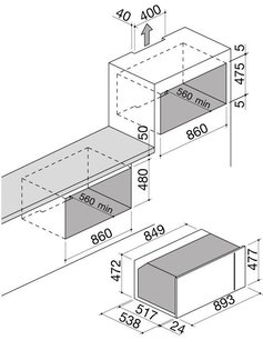 Духовой шкаф Barazza 1FCYP9 фото 3 в Новосибирске