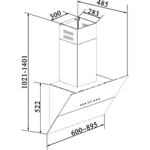 Вытяжка Korting KHC 91090 GN фото 4 в Новосибирске