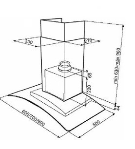 Вытяжка Teka NC2 90 BLACK фото 2 в Новосибирске