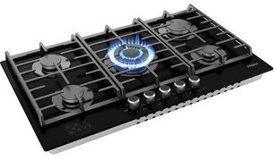 Газовая варочная панель Хайер HHX-G95CWSB фото 4 в Новосибирске Газовая варочная панель Haier HHX-G95CWSB фото 4 в Новосибирске