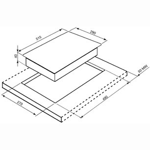 Варочная панель Смег SE2321TE2 фото 2 в Новосибирске Варочная панель Smeg SE2321TE2 фото 2 в Новосибирске