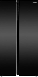 Холодильник Hyundai CS6503FV черное стекло фото в Новосибирске