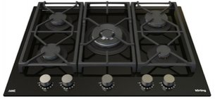 Газовая стеклянная варочная панель Кертинг HGG 7987 CTN FLC фото 2 в Новосибирске Газовая стеклянная варочная панель Korting HGG 7987 CTN FLC фото 2 в Новосибирске