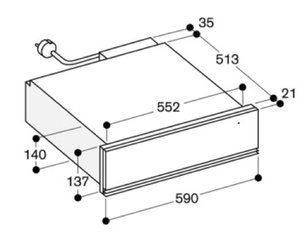 Встраиваемый подогреватель Gaggenau WSP 221-110 фото 3 в Новосибирске