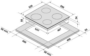 Индукционная варочная панель Krona FREUDE 60 BL фото 3 в Новосибирске Индукционная варочная панель Krona FREUDE 60 BL фото 3 в Новосибирске