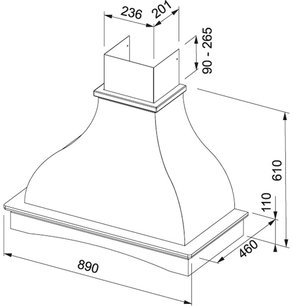 Вытяжка Franke FCS 90 O1 фото 2 в Новосибирске