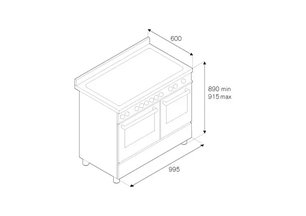 Варочный центр Bertazzoni MAS100 6 MFE T CR T фото 4 в Новосибирске