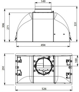 Встраиваемая вытяжка Falmec BUILT-IN 50 фото 2 в Новосибирске