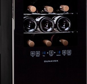 Винный шкаф Dunavox DAFT-24.68DSC фото 3 в Новосибирске