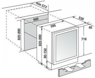 Встраиваемый холодильник для охлаждения вина Kuppersbusch FWKU 1800.0 S5 фото 4 в Новосибирске