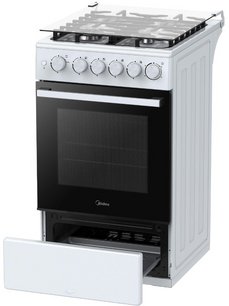 Газовая плита Midea MFO-M4G20T0E(WH) фото 3 в Новосибирске
