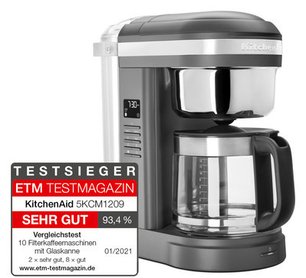 Кофеварка KitchenAid 5KCM1209EDG фото 3 в Новосибирске