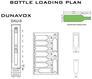Винный шкаф Dunavox DAU-9.22SS фото 4 в Новосибирске