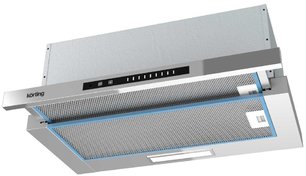 Встраиваемая вытяжка с выдвижным экраном Korting KHP 6975 X фото в Новосибирске