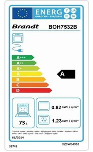 Встраиваемый духовой шкаф Brandt BOH7532B фото 4 в Новосибирске