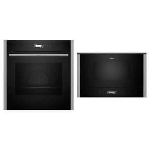 Neff (духовой шкаф B24CR31N0 + микроволновая печь NL4WR21N1) фото в Новосибирске