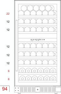Винный шкаф Dunavox DX-94.270DCK фото 4 в Новосибирске