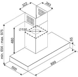 Вытяжка Де Дитрих DHB2934B фото 3 в Новосибирске Вытяжка De Dietrich DHB2934B фото 3 в Новосибирске
