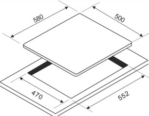 Варочная панель Зигмунд Штайн GN 43.61 S фото 3 в Новосибирске Варочная панель Zigmund Shtain GN 43.61 S фото 3 в Новосибирске