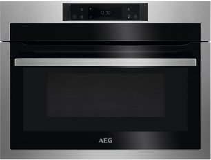 Духовой шкаф с СВЧ CombiQuick AEG KME768080M фото в Новосибирске