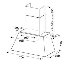 Вытяжка настенная Бертаззони KR70HER1NDA фото 2 в Новосибирске Вытяжка настенная Bertazzoni KR70HER1NDA фото 2 в Новосибирске