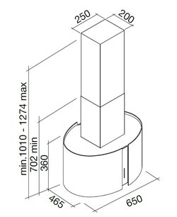 Вытяжка Фалмек Mirabilia isola 65 Venezia Vetro (800) ECP фото 3 в Новосибирске Вытяжка Falmec Mirabilia isola 65 Venezia Vetro (800) ECP фото 3 в Новосибирске