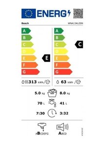 Стирально-сушильная машина Bosch WNA134L0SN фото 3 в Новосибирске