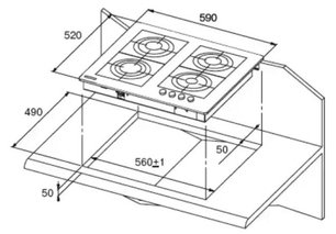 Газовая варочная поверхность Куперсберг TG69 L фото 2 в Новосибирске Газовая варочная поверхность Kuppersberg TG69 L фото 2 в Новосибирске