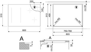 Варочная панель Смег SIM1864D фото 4 в Новосибирске Варочная панель Smeg SIM1864D фото 4 в Новосибирске