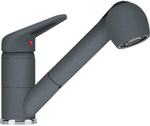 Смеситель Franke Novara Plus с выдвижным шлангом графит