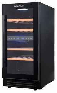Встраиваемый под столешницу винный шкаф Селлар Приват CP027-2TB фото 3 в Новосибирске Встраиваемый под столешницу винный шкаф CellarPrivate CP027-2TB фото 3 в Новосибирске