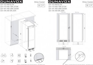 Винный шкаф Dunavox DX-194.490CK фото 4 в Новосибирске