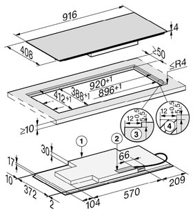 Индукционная варочная панель Miele KM7689 FL фото 4 в Новосибирске