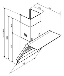 Вытяжка Smeg KTS75C фото 4 в Новосибирске