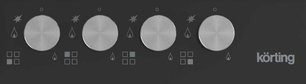 Газовая стеклянная варочная панель Korting HGG 6734 CTN фото 2 в Новосибирске