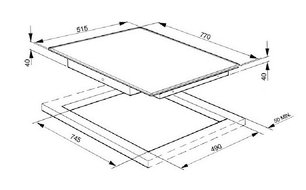 Варочная панель Смег SE2772TC2 фото 2 в Новосибирске Варочная панель Smeg SE2772TC2 фото 2 в Новосибирске