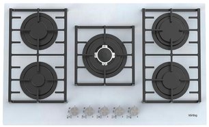 Газовая стеклянная варочная панель Кертинг HGG 9835 CTW фото в Новосибирске Газовая стеклянная варочная панель Korting HGG 9835 CTW фото в Новосибирске