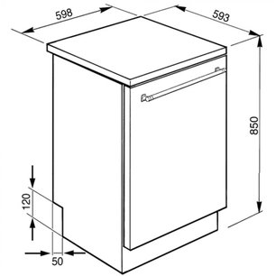 Посудомоечная машина Смег LSA13X2 фото 3 в Новосибирске Посудомоечная машина Smeg LSA13X2 фото 3 в Новосибирске