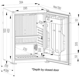 Минибар Dometic RH 430 NTE фото 4 в Новосибирске